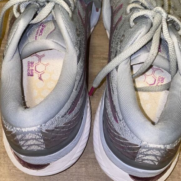 ASICS Gel Kayano 29 Running Shoes Grey Piedmont Grey Purple Orchid Size 8 - Picture 7 of 11